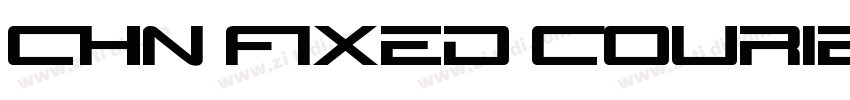 Chn Fixed Courierl N字体转换